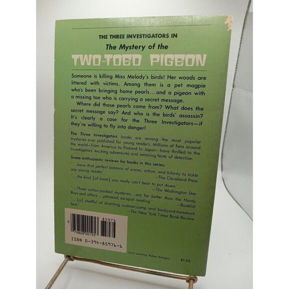 The Three Investigators: The Mystery Of The Two-Toed Pigeon, #37 PB Keyhole Ed - Picture 10 of 10